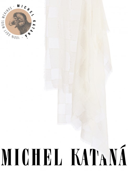 Палантин Унисекс CutTQ.W40_24DMW-1.2/BLANC